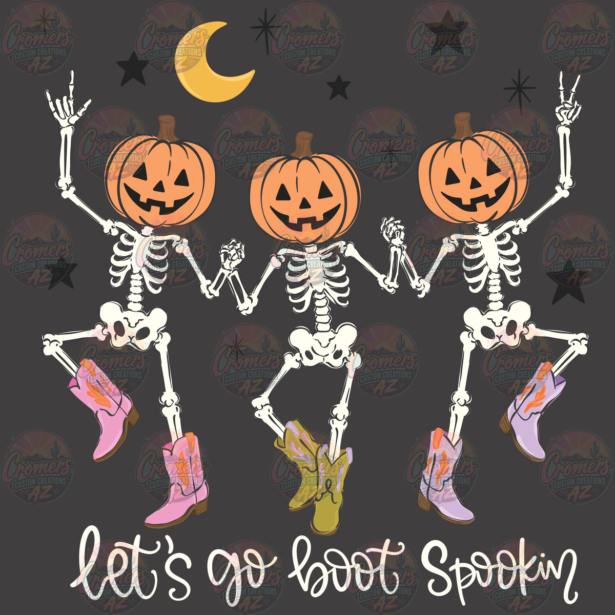 Let's Go Boot Spookin' *DTF TRANSFER*