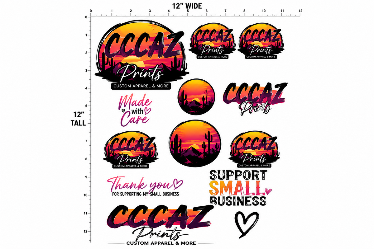 Pre-Made Gang Sheets