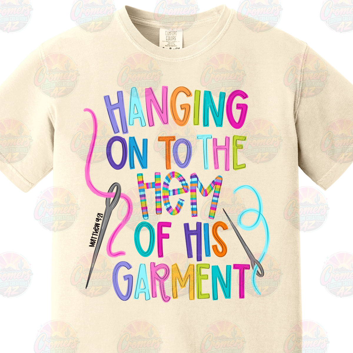 Hanging on to the Hem of his Garment *DTF TRANSFER*