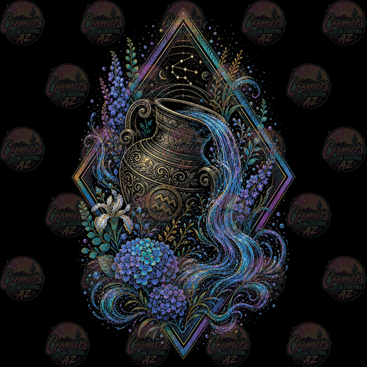 ZODIAC TAURUS *DTF TRANSFER* only on dark tee! (Copy)