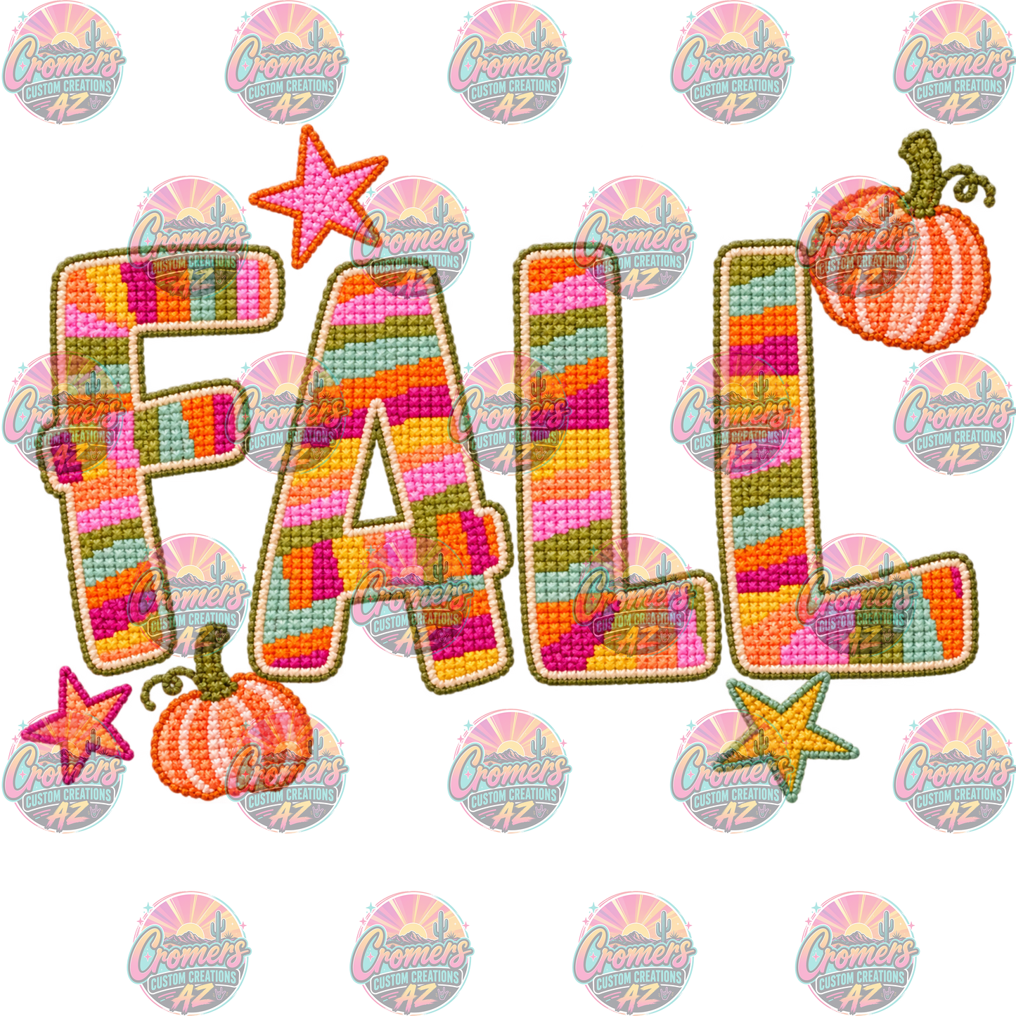 FALL Faux Stitch - *DTF TRANSFER*