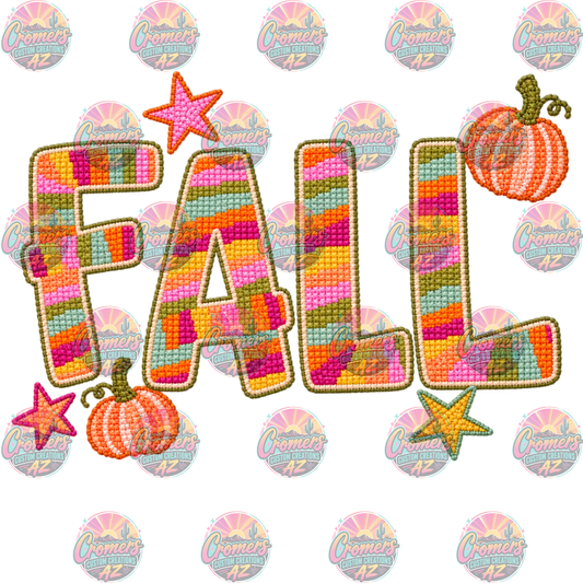FALL Faux Stitch - *DTF TRANSFER*