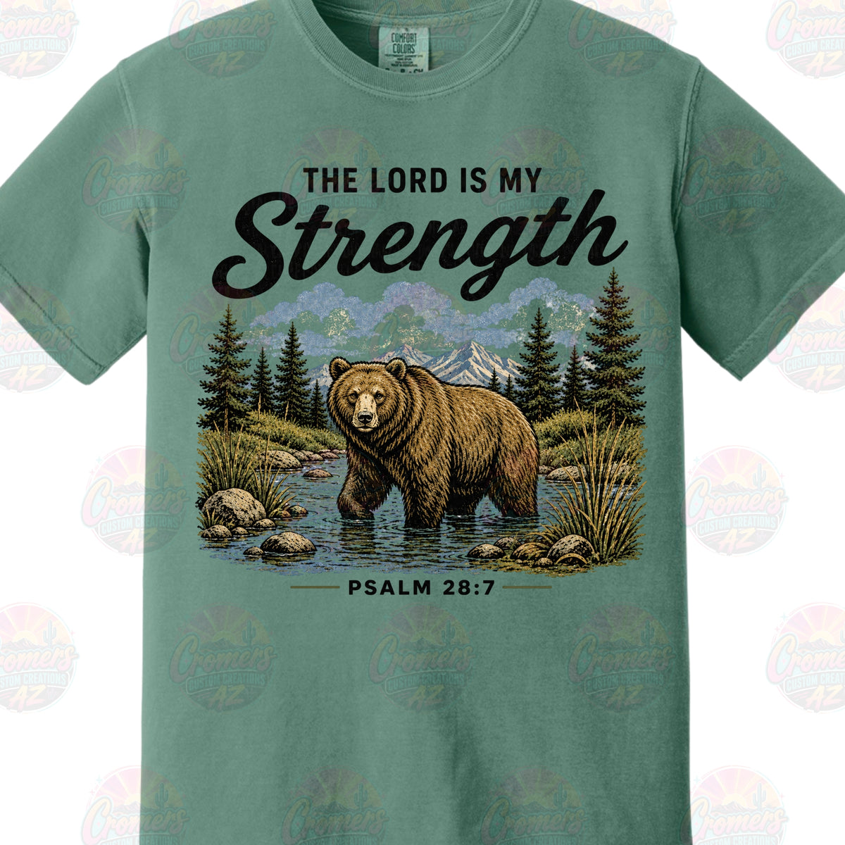 The Lord is my Strength *DTF TRANSFER*