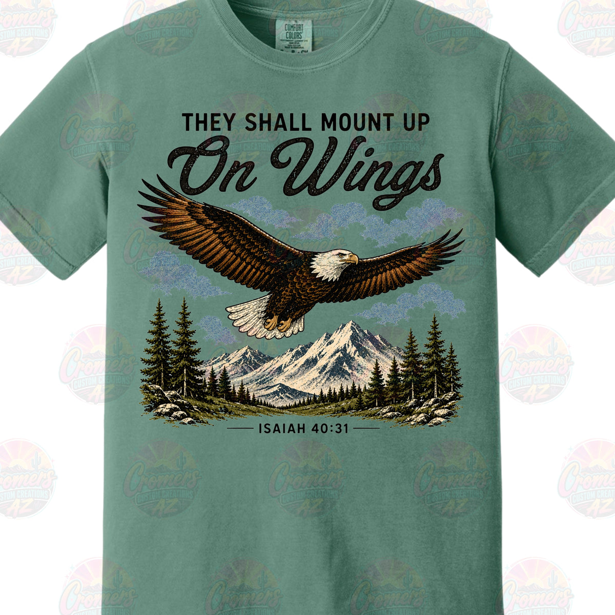 They Shall Mount Up On Wings *DTF TRANSFER*